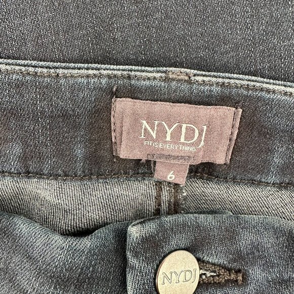 NYDJ Womens Dark Blue Ami Skinny Lift & Tuck Technology Jeans Size 6 - Picture 5 of 9